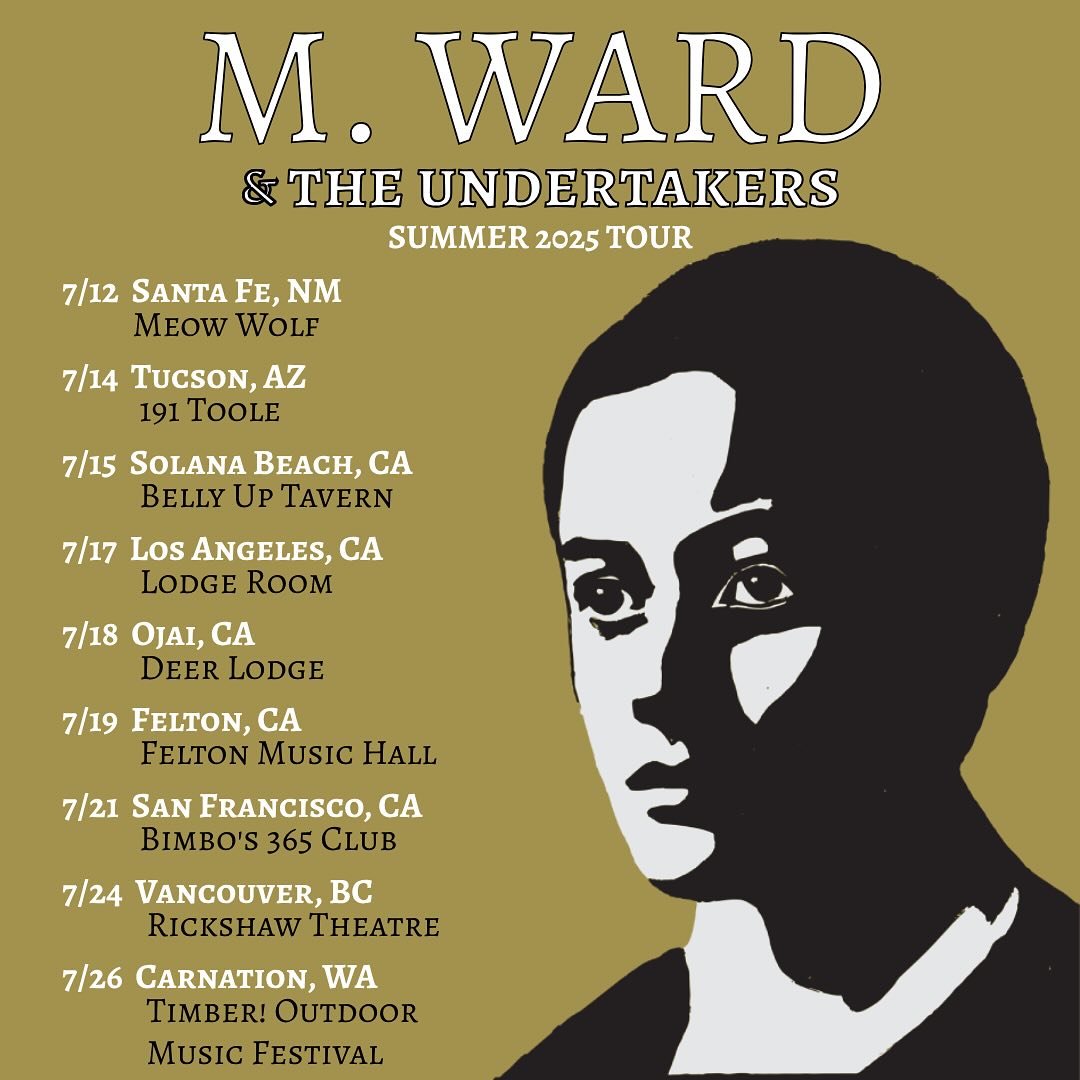 M. Ward Tour Poster 2026